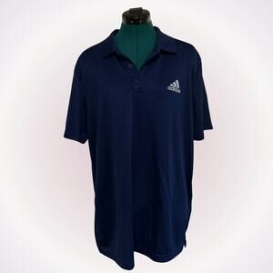 Adidas Navy Performance Polo | Sz L